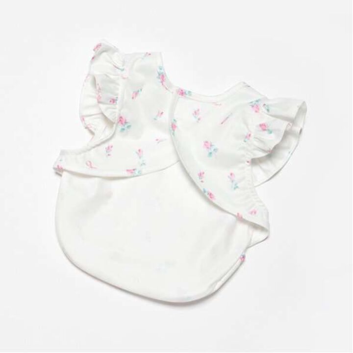 Rosebud Pattern Feeding Bib,Light pink, medium image number 1