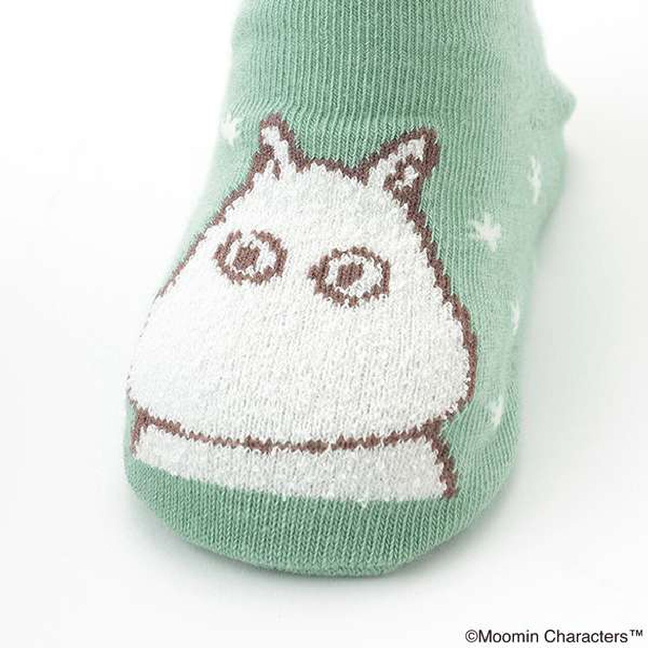 MOOMIN Nyoro-Nyoro Cup Socks,Light green, large image number 7