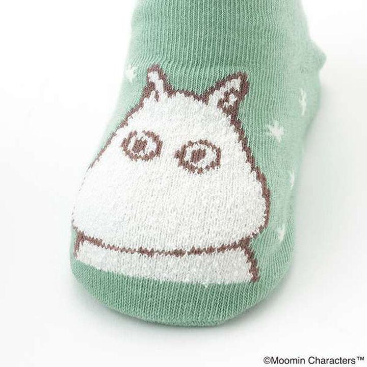 MOOMIN Nyoro-Nyoro Cup Socks,Light green, medium image number 7