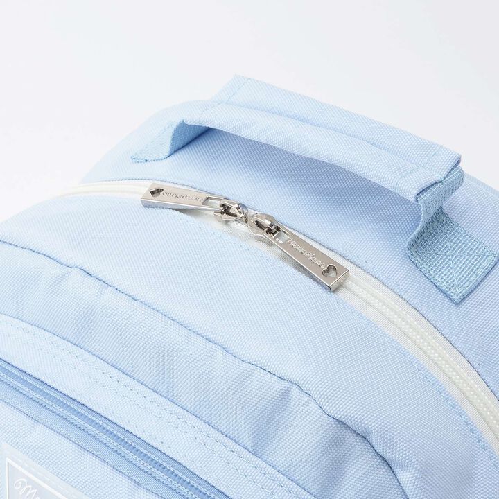 Water-Repellent Clear Pocket Backpack with Charm 20L,Black, medium image number 2