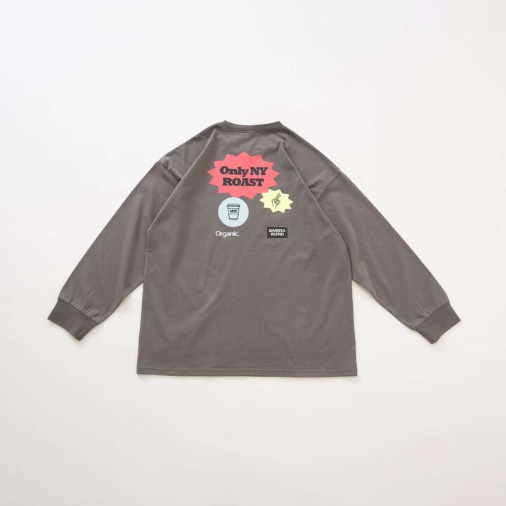 [Parent-Child Matching] [DAD] Neon Color Logo Long Sleeve T-Shirt,White, medium image number 12