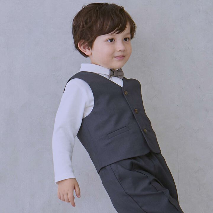 Semi-Formal Vest,Light gray, medium image number 1