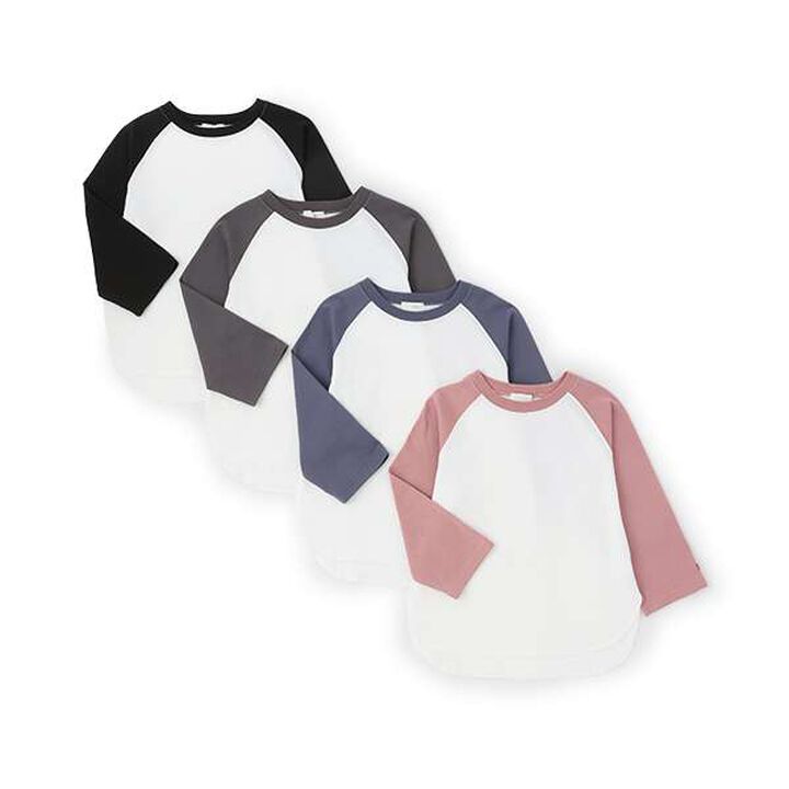 [Comfortable Jersey] Oversized Raglan T-Shirt,Charcoal gray, medium image number 10