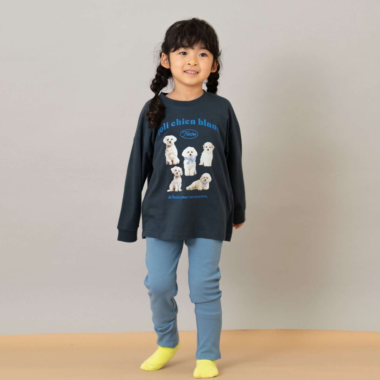 100% Cotton 365D. Assorted Transfer Wide Long Sleeve T-Shirt,Yellow, large image number 15