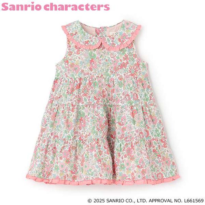 [My Melody] Liberty One-Piece Dress,Coral red, medium image number 1