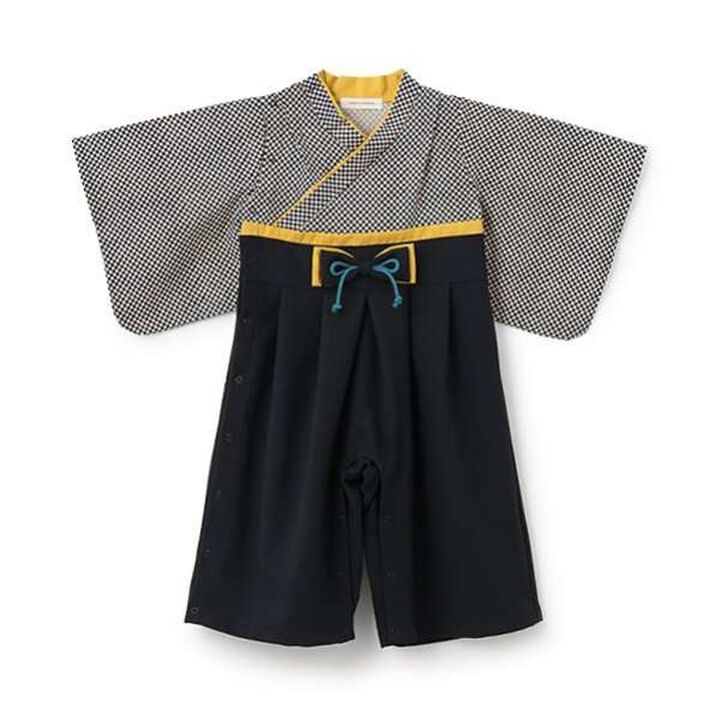 Boys' Hakama Overall,Navy, medium image number 1