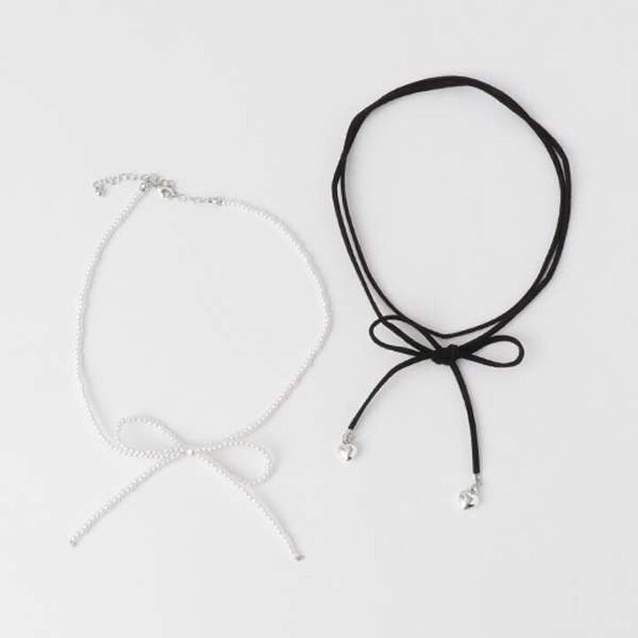 Assorted Ribbon Choker,Black, medium image number 7