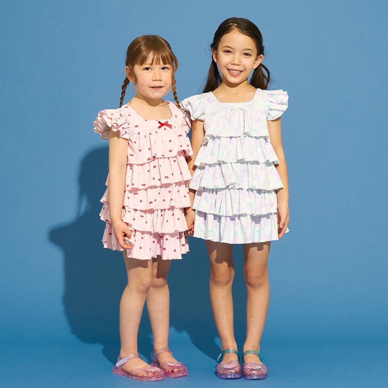 [SWIM] [UV Protection] Tiered Top & Tiered Skirt Separate Swimsuit,Lavender, large image number 25