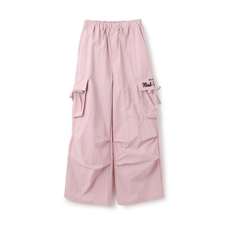 Cargo Parachute Pants,Pink, medium image number 0