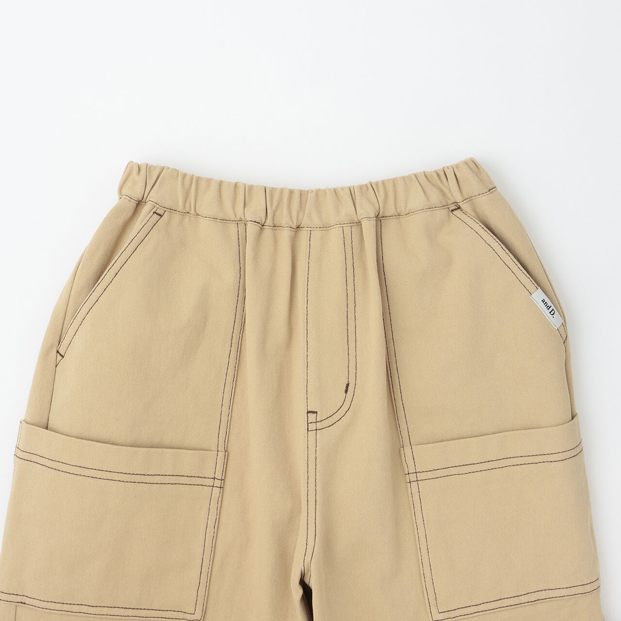 Stitched Cargo Pants,Khaki, large image number 11