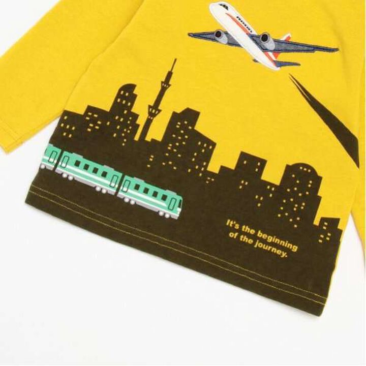 Sky Journey Long-Sleeve T-Shirt,Mustard, medium image number 14