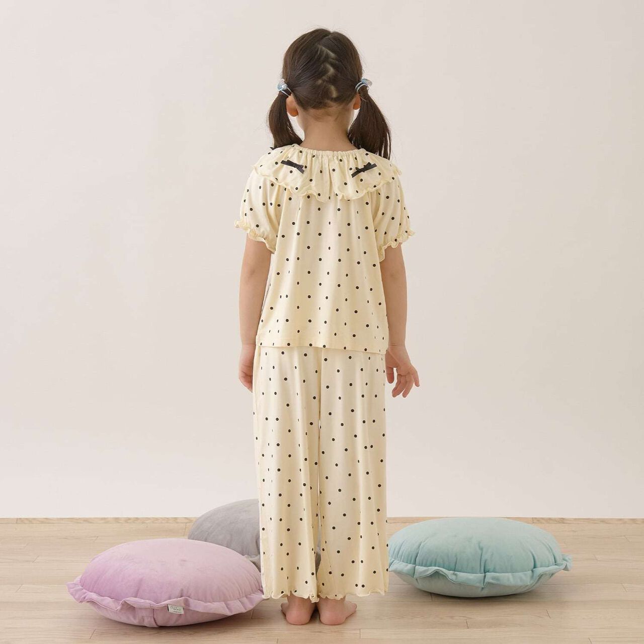 [正反皆可穿] [接觸涼感] 清涼舒適睡衣 [兒童服裝] [童裝] [女孩],暗紅色, large image number 28