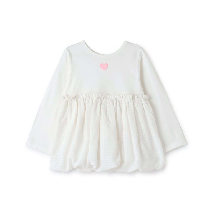 Quick-Dry UV Non-Crumbling Either Way Is Fine Muteki T Balloon Peplum Tops,Lavender, medium image number 1