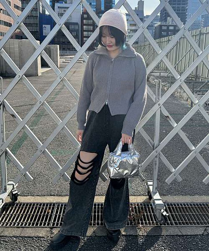 Damage Sweatpants,Charcoal gray, medium image number 8