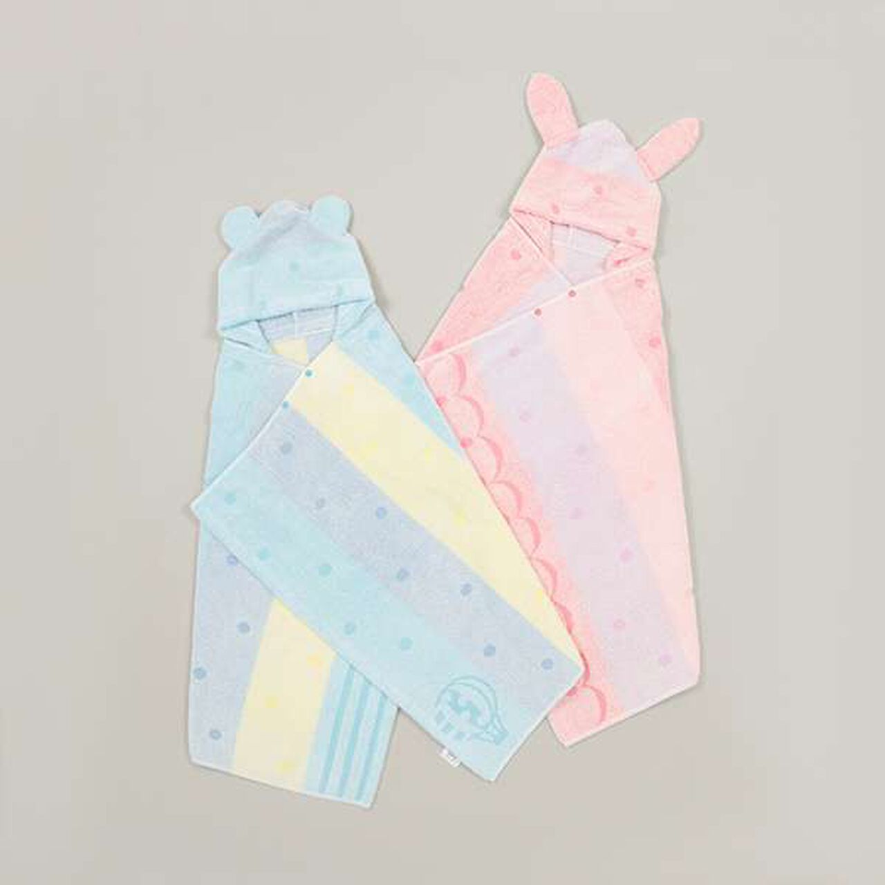 Zero-Twist Towel Bath Poncho,Blue, large image number 8