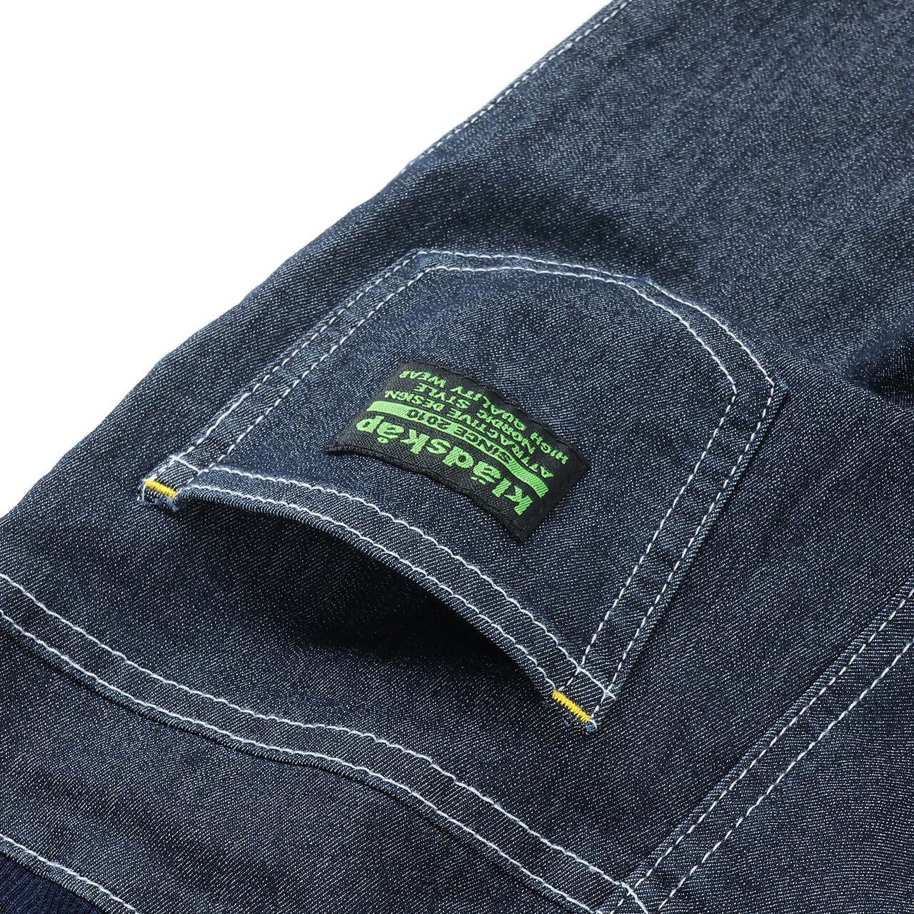 Dinosaur Long-Length Straight Pants,Navy, large image number 8