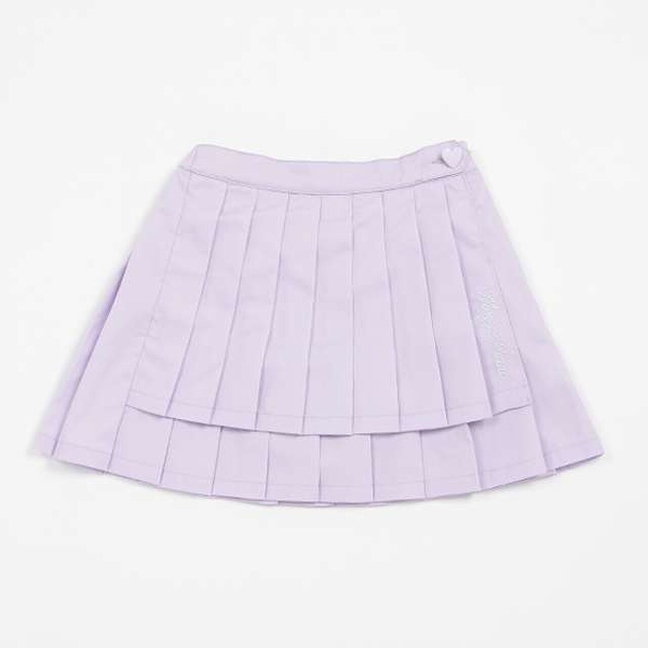 2-Tier Pleated Wrap Skirt Shorts,Blue, large image number 16