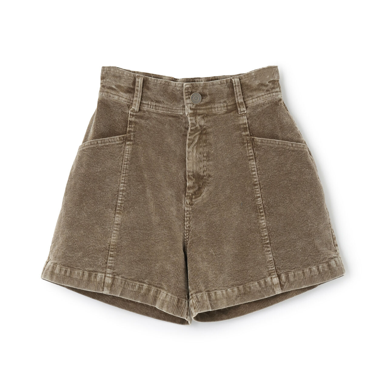 Casual Look Corduroy Shorts,Brown, large image number 7
