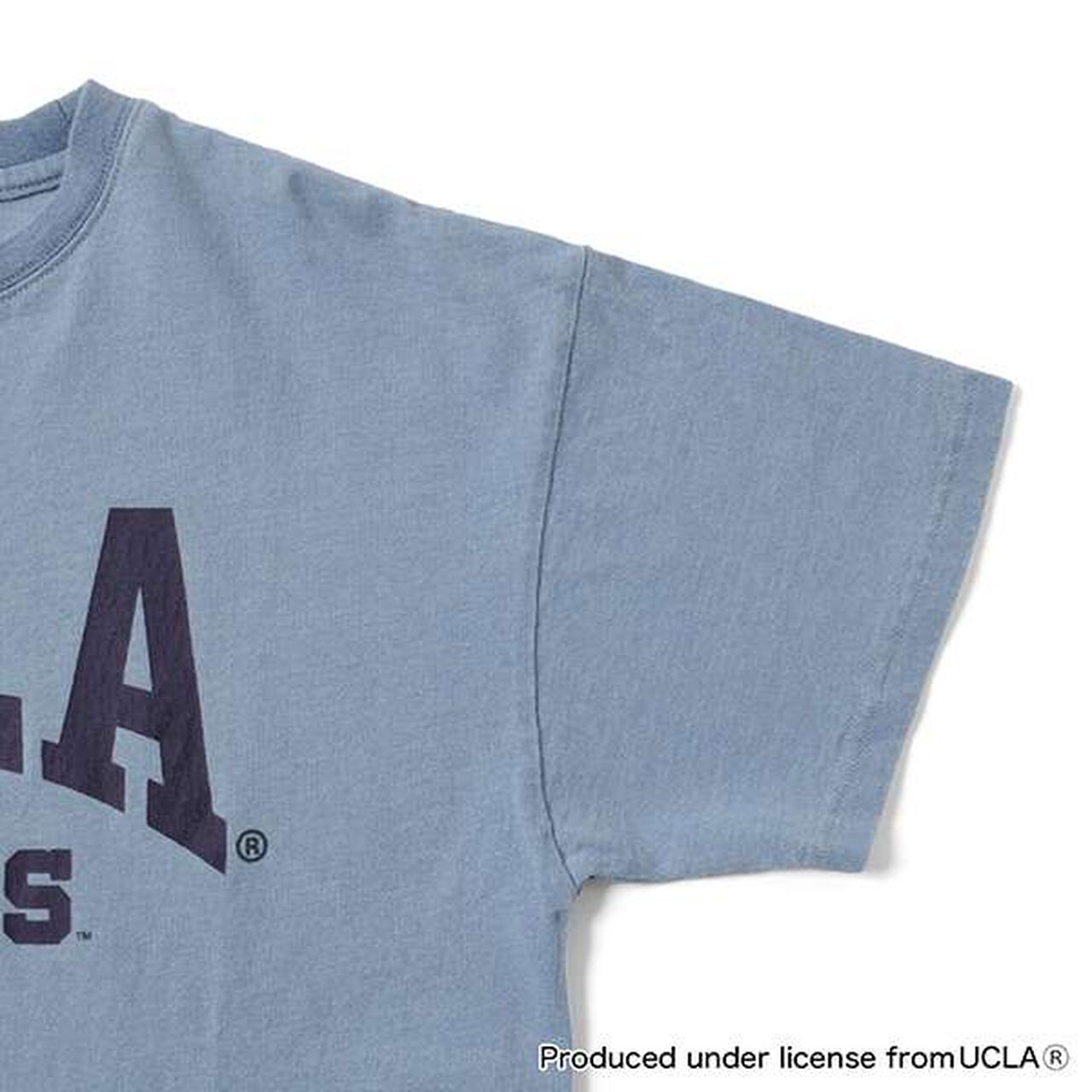 [UCLA] Cotton Front UCLA Logo Short Sleeve T-Shirt,Light blue, large image number 7