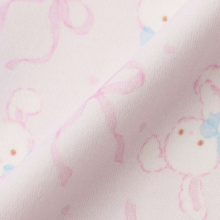 [Box Included] Rabbit Ribbon Pattern 2WAY All-in-One & Bib Set,Off white, medium image number 15
