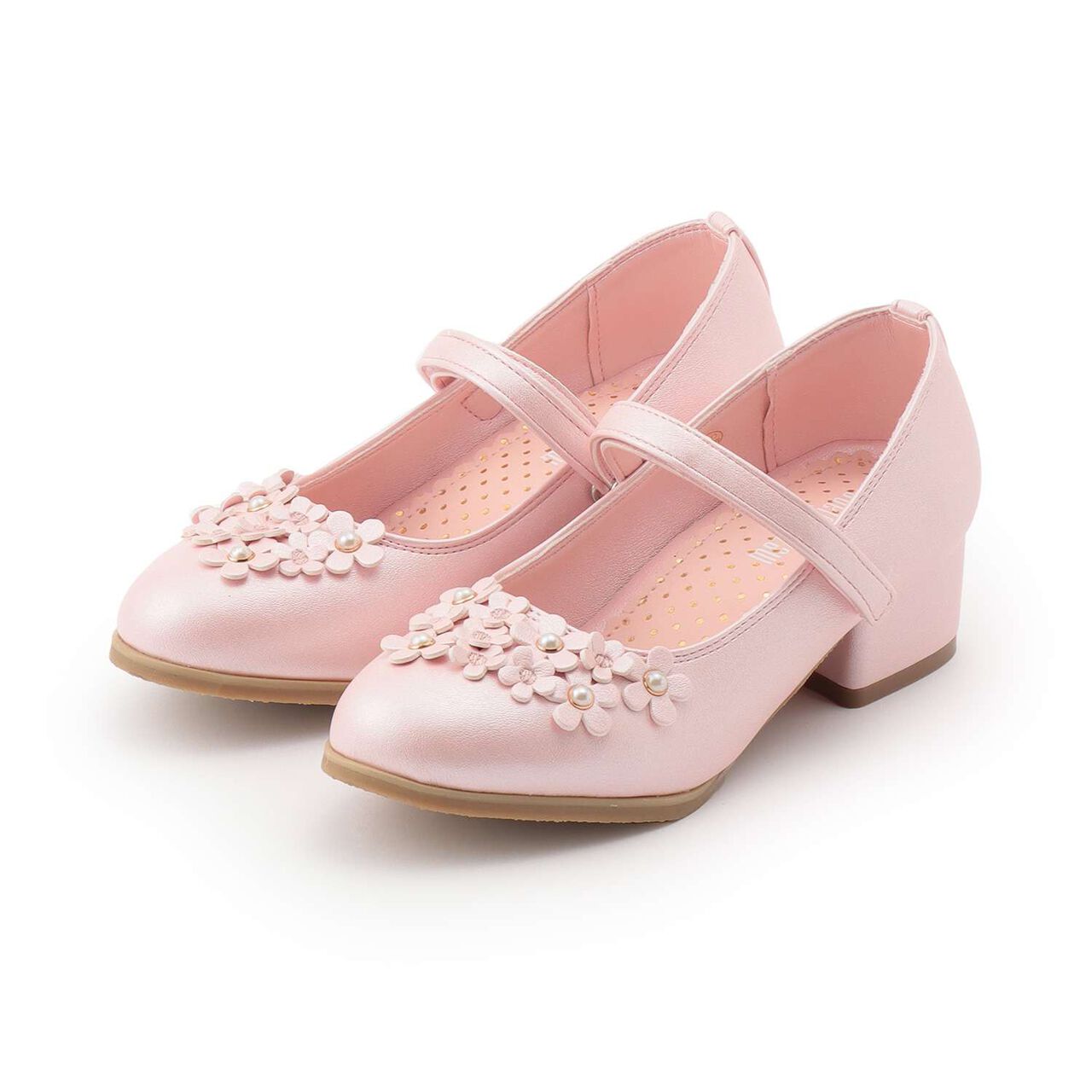 Flower Strap Shoes,Light pink, large image number 0