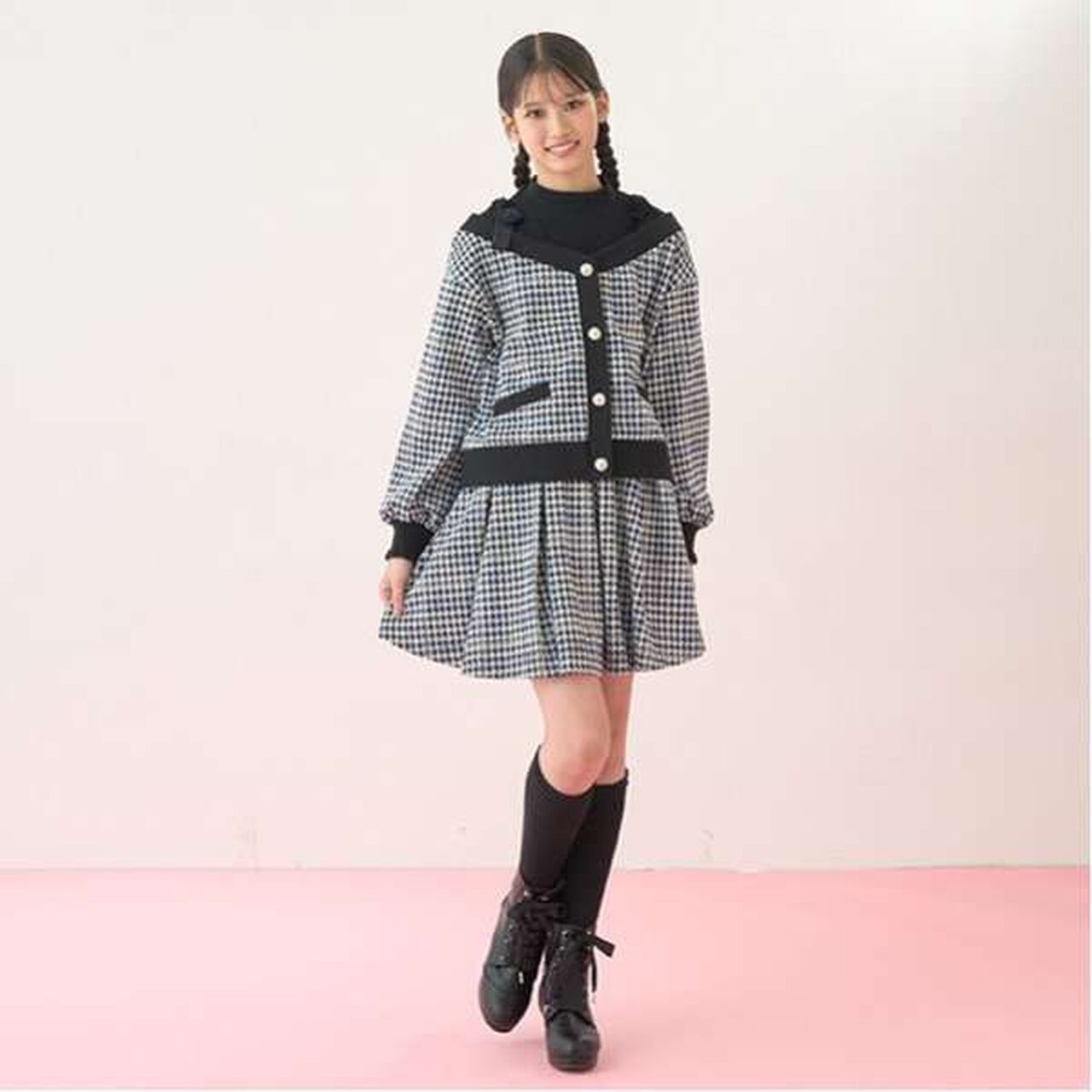 Satin Ribbon Lace-Up Short Boots,Light beige, large image number 8