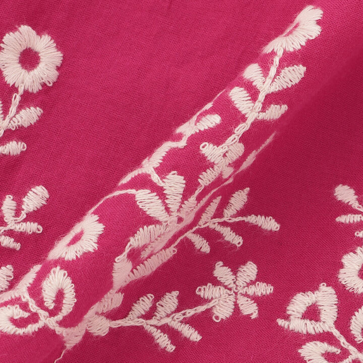 [Link] Indian Cotton Embroidered Tunic,Pearl white, medium image number 5