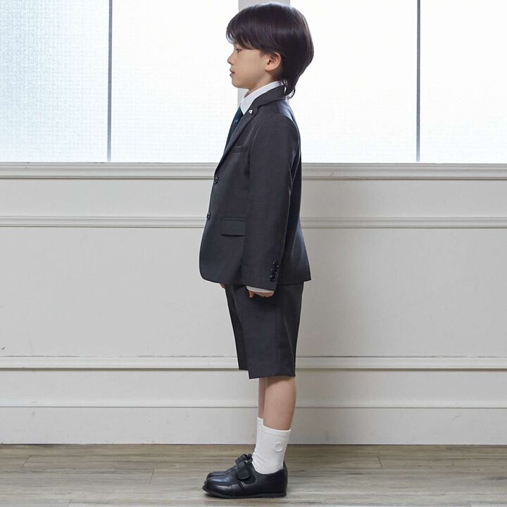 [Formal] Gray Jacket & Half Pants Set,Gray, medium image number 1