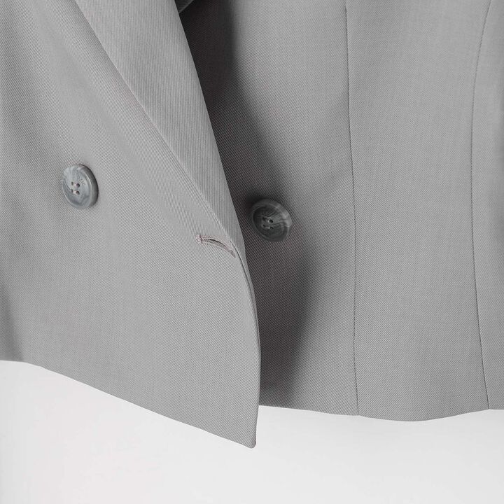 [Graduation Attire] Emblem Bolero Jacket,Black, medium image number 13