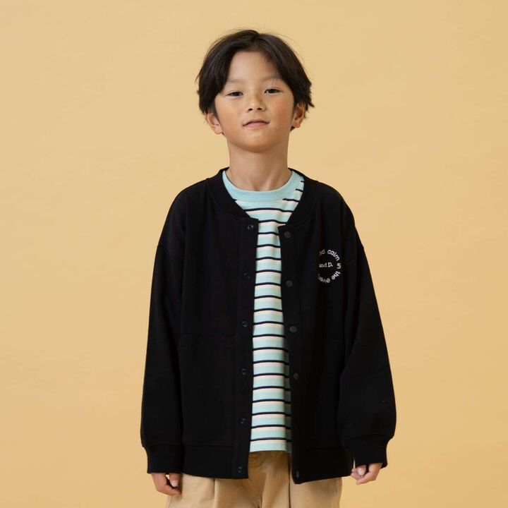 Sweatshirt Crew Neck Cardigan,, medium