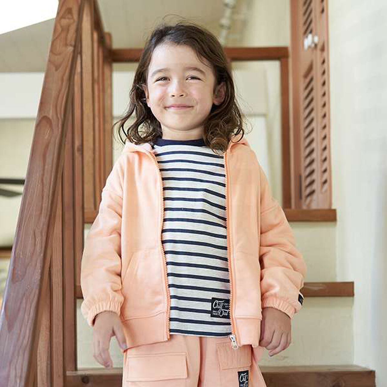 [Versatile Item] Drop Simple Zip Parka,Sax blue, large image number 21