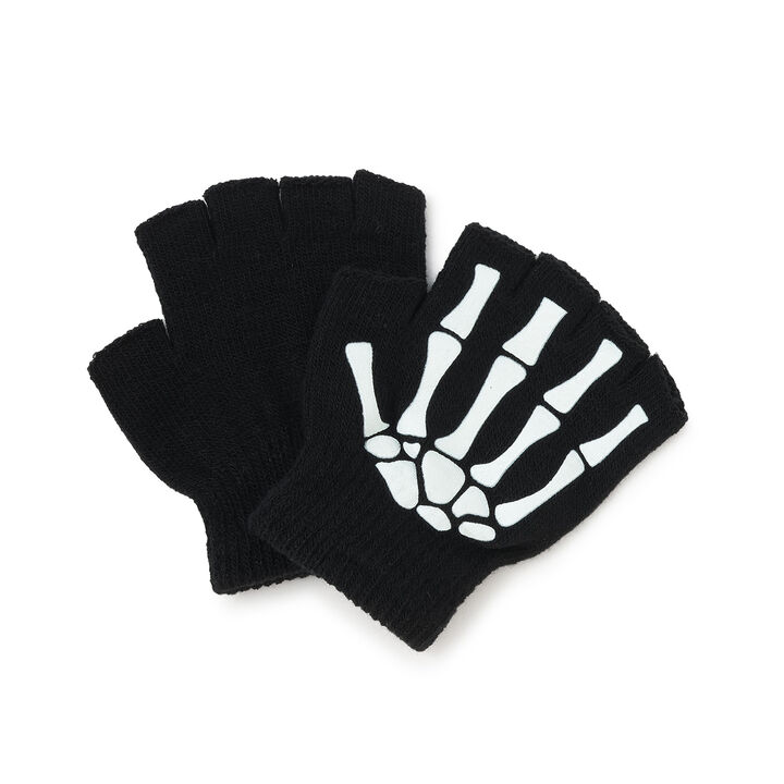 [Halloween] Glow-in-the-Dark Bone Gloves,, medium