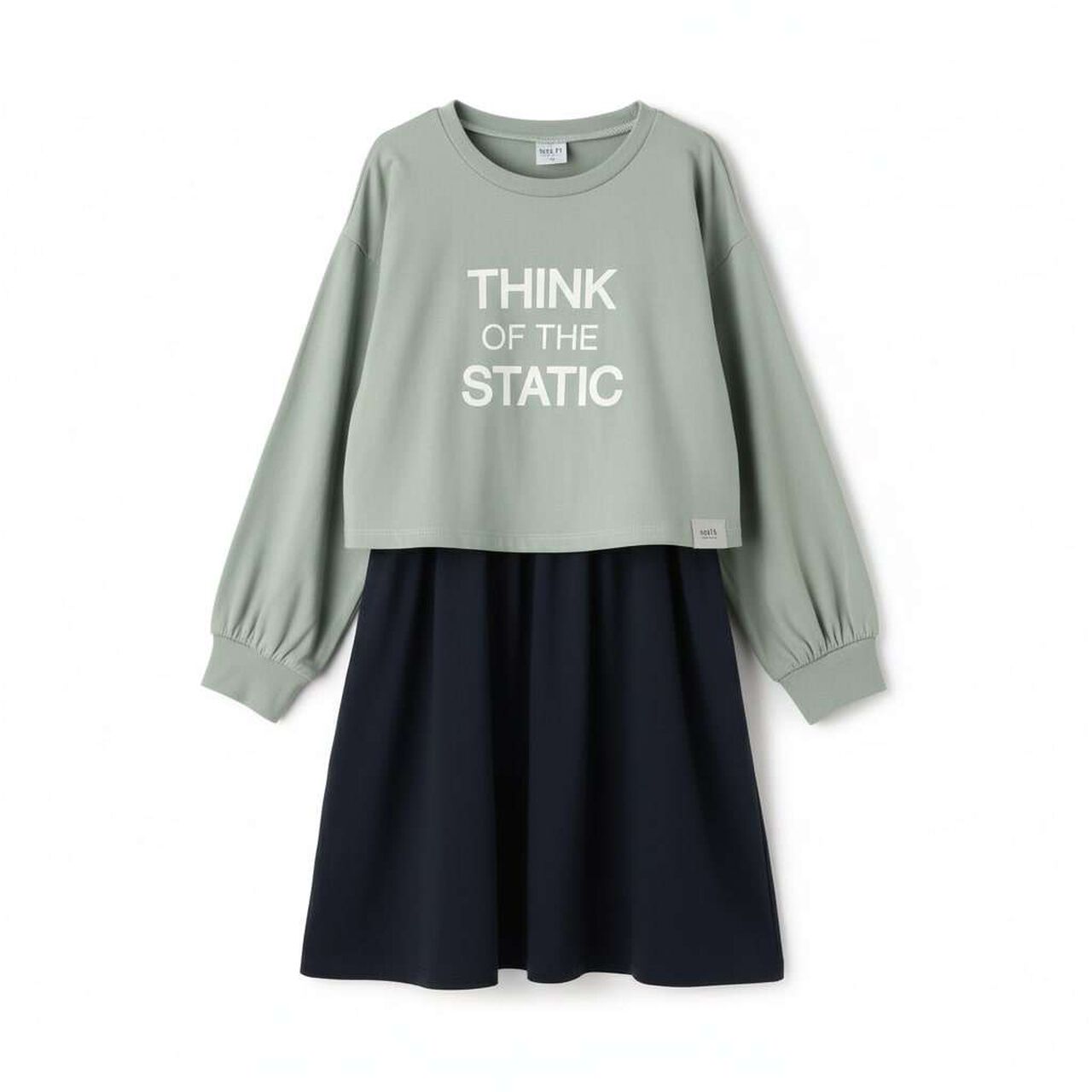 Camisole Dress with Inner Wear,Navy, large image number 22