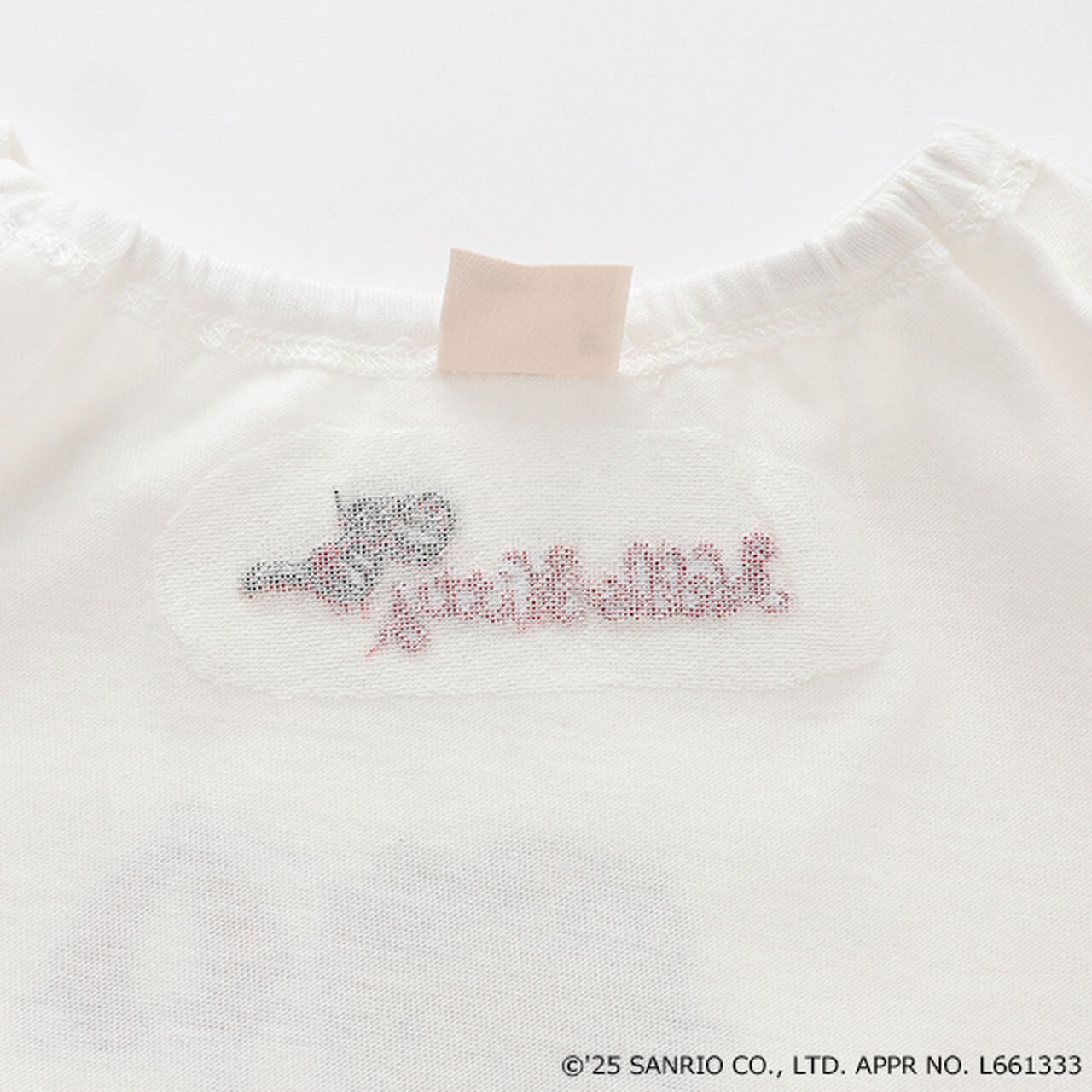 [Sanrio Characters] Cold Shoulder Graphic T-Shirt,Sax blue, large image number 23