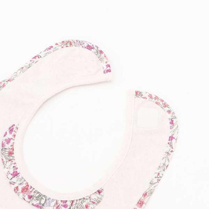 Small Floral Pattern Bib,Pink, medium image number 4