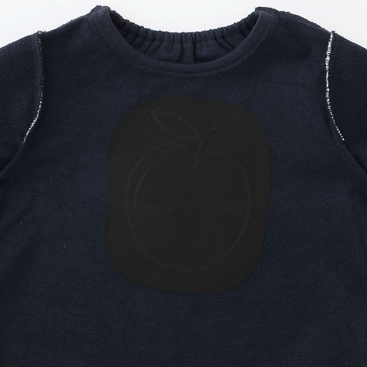 Apple Sweatshirt,Navy, large image number 3