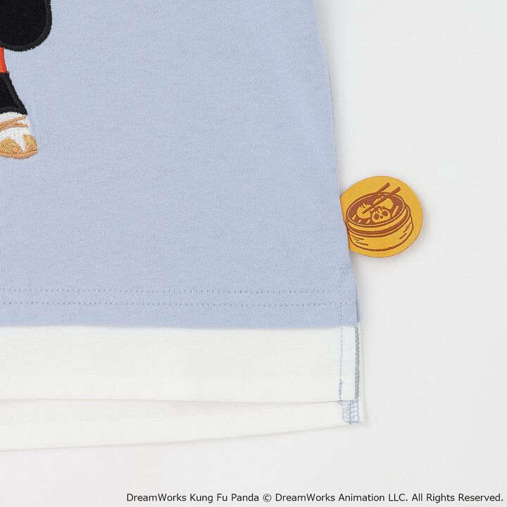 [Web Exclusive] Kung Fu Panda Embroidered Short-Sleeve T-Shirt,Blue, medium image number 12