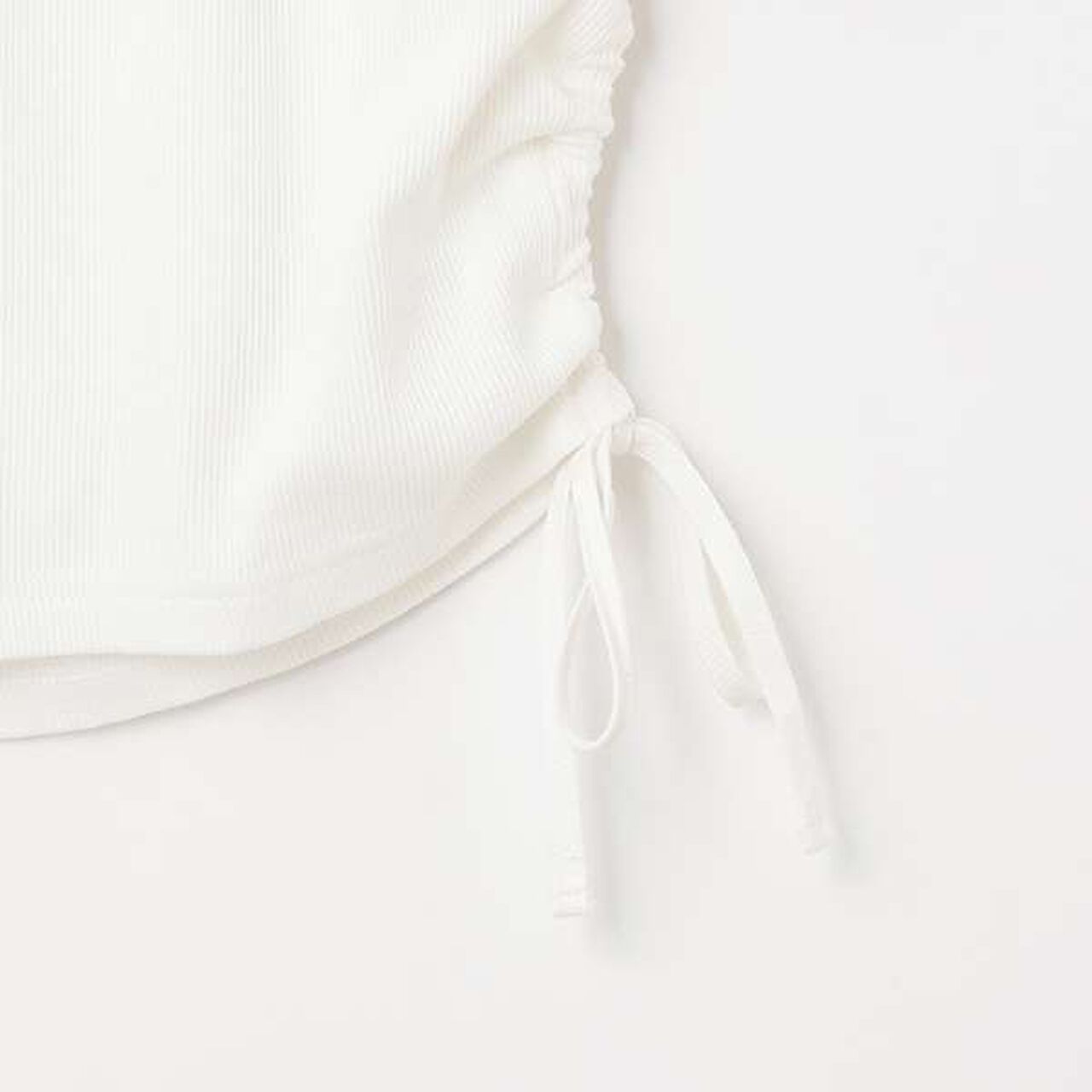 Cool Sensation Drawstring Ribbed T-Shirt,Green, large image number 10