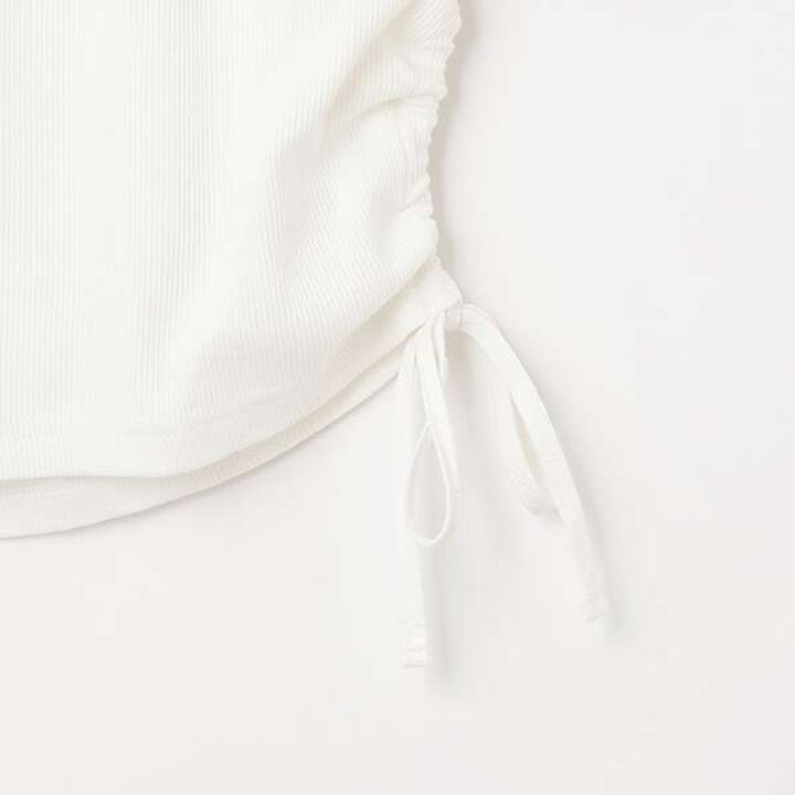 Cool Sensation Drawstring Ribbed T-Shirt,Green, medium image number 10