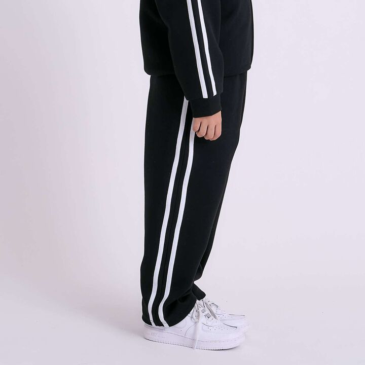 [Anti-Stain] Track Pants / Cardboard,Black, medium image number 1