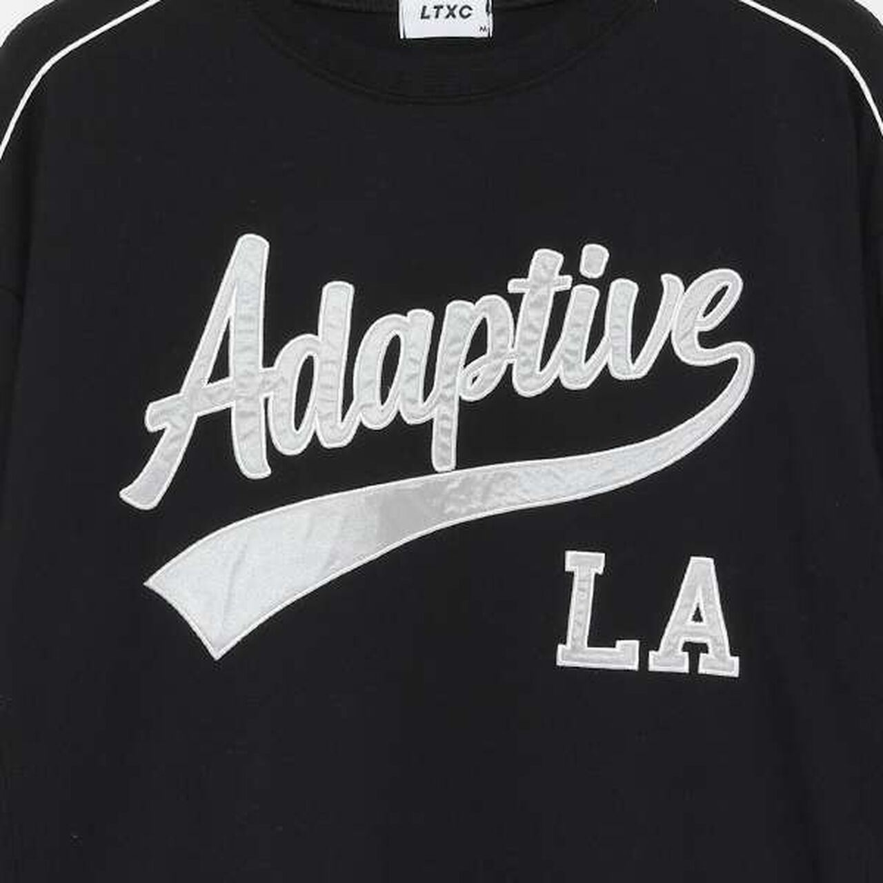 [LTXC] Quick-Dry Appliqu&eacute; Long Sleeve T-Shirt,Black, large image number 11