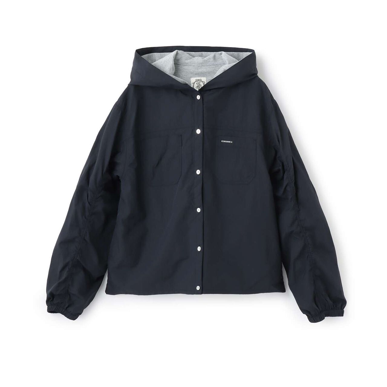 [130cm有] UV防護&middot;防潑水&middot;花粉防護連帽外套內裡3WAY短夾克,米白色, large image number 19