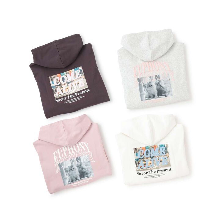 100% Cotton Wool Lined Photo Loose Parka,Smoke white, medium image number 5