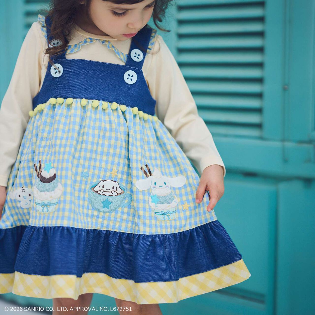 [Cinnamoroll / Kuromi] Jumper Skirt,Lavender, large image number 2