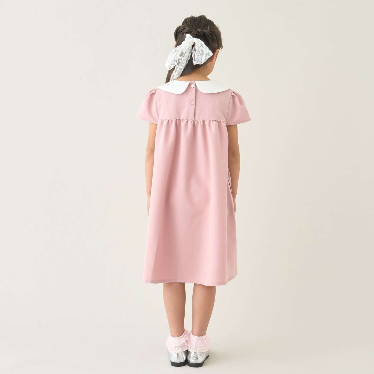 [Occasion] [School-Ready] Round Collar One-Piece Dress,Black, large image number 15
