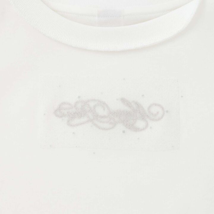 Cool Touch Puff Sleeve Tulle T-Shirt♪,Off white, medium image number 5