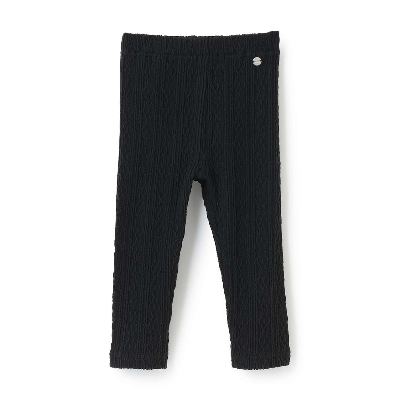 Shea Butter Jacquard Leggings,Black, large image number 0