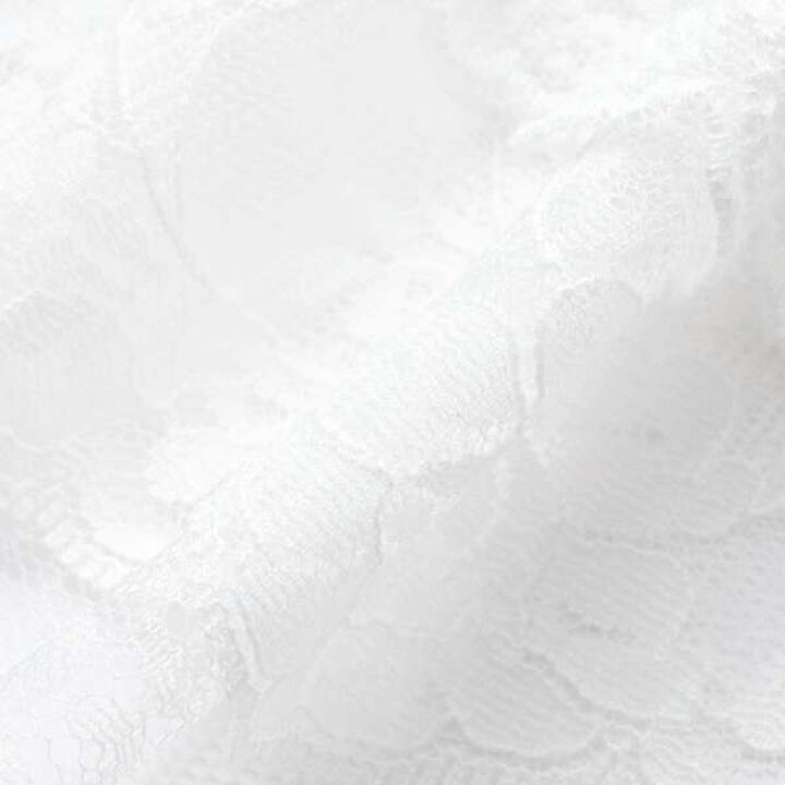 [Cuugal August Issue] Lace Mini Wrap Skirt,Off white, medium image number 6