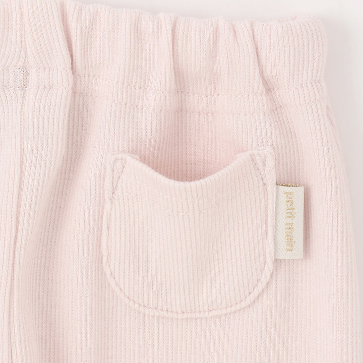 [GOOD PRICE] Hem Ribbon Leggings,Pink, medium image number 4