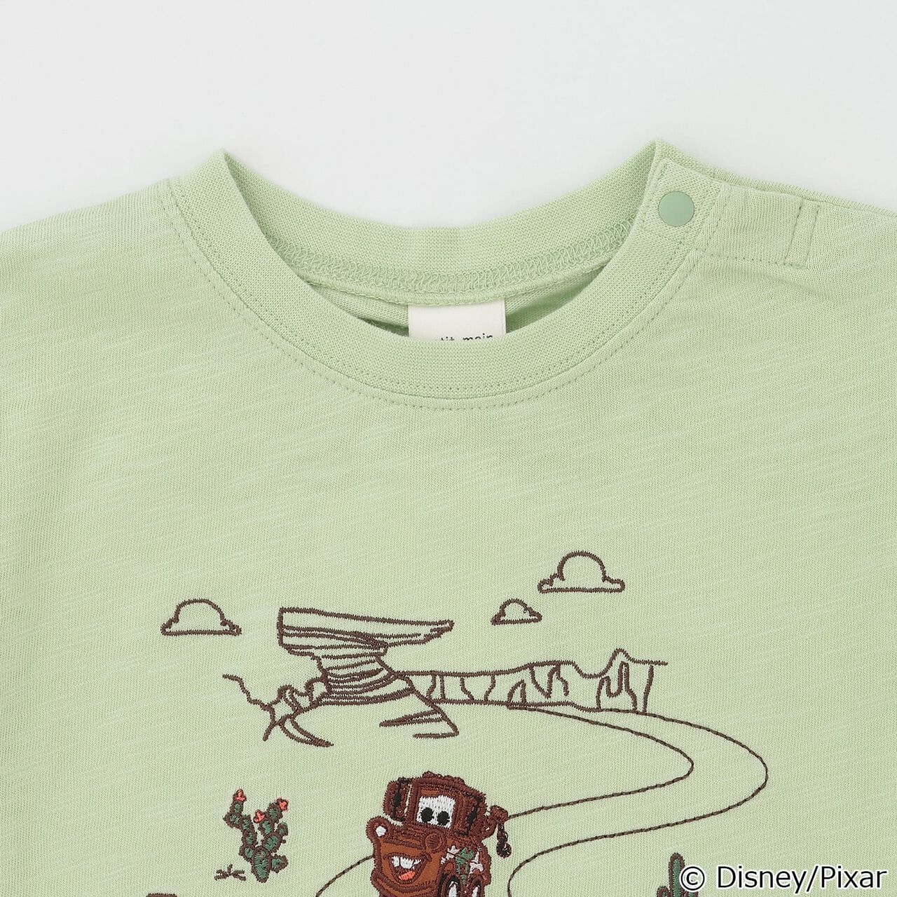 [Disney/Pixar] Cool Touch Cars Appliqu&eacute; T-Shirt,Light green, large image number 10